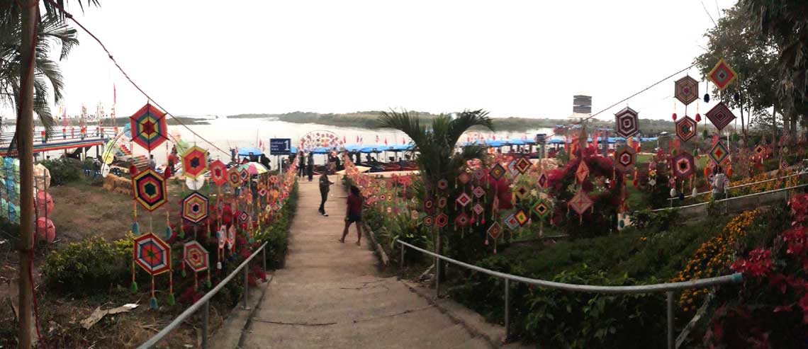 the departure point for sunrise boat tours on Talay Bua Daeng